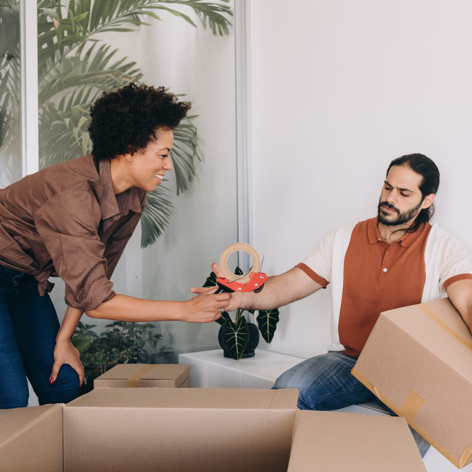 Homeowner preparing house in February before spring listing